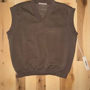 Essentials Brown Women’s Sweater Vest